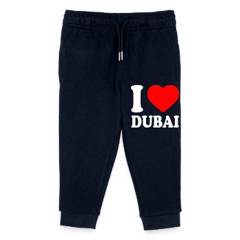 I love Dubai - Pantalon de jogging enfant bio Stanley/Stella - marine - Devant