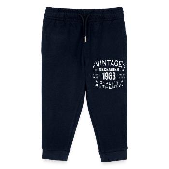 Décembre 1963 - Excellent depuis décembre 1963 - Pantalon de jogging enfant bio Stanley/Stella - marine - Devant