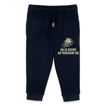 Humor Cycling Cycling and Mountain - Kids Organic Sweatpants by Stanley/Stella - navy - Front
