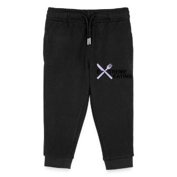essen - Kinder Organic Jogginghose Mini Mover von Stanley/Stella - Schwarz - Vorne