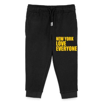 New York - Kids Organic Sweatpants by Stanley/Stella - black - Front