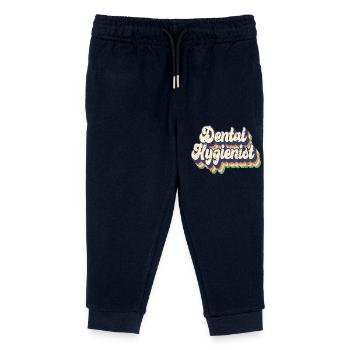 Rétro Hygiéniste dentaire Est. 2023 Dentiste diplômé - Pantalon de jogging enfant bio Stanley/Stella - marine - Devant