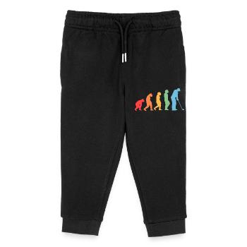 Golfspieler Evolution Golf - Kinder Organic Jogginghose Mini Mover von Stanley/Stella - Schwarz - Vorne