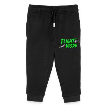Mode de vol – Puissance du ballon de football activée - Pantalon de jogging enfant bio Stanley/Stella - noir - Devant