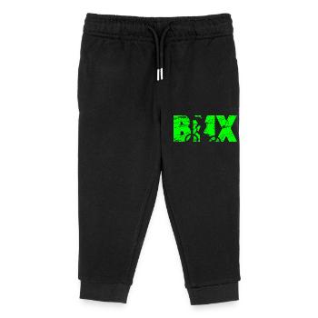 BMX - Kinder Organic Jogginghose Mini Mover von Stanley/Stella - Schwarz - Vorne
