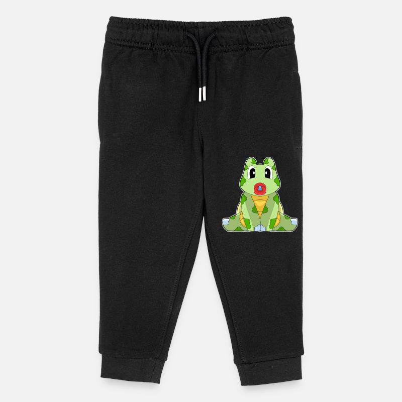 Sucette Turtle Baby - Pantalon de jogging enfant bio Stanley/Stella - noir