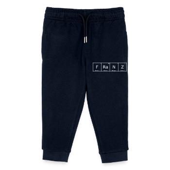 Franz Name First Name Chemistry Periodic Table Elements - Kids Organic Sweatpants by Stanley/Stella - navy - Front