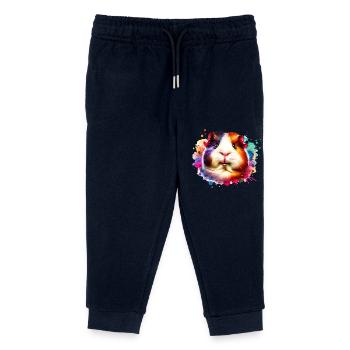 Cobaye - Pantalon de jogging enfant bio Stanley/Stella - marine - Devant