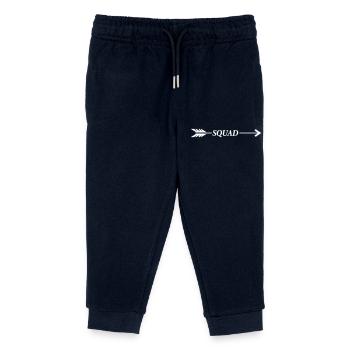 squad pfeil - Kinder Organic Jogginghose Mini Mover von Stanley/Stella - Navy - Vorne