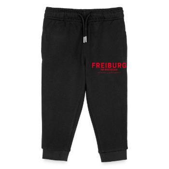 Freiburg T-Shirt – Perfect for fans - Kids Organic Sweatpants by Stanley/Stella - black - Front