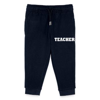 Teacher - Kinder Organic Jogginghose Mini Mover von Stanley/Stella - Navy - Vorne