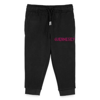 GUERNSEY. UNITED KINGDOM. ENGLAND - Kids Organic Sweatpants by Stanley/Stella - black - Front