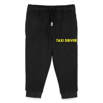 Taxi driver - Kids Organic Sweatpants by Stanley/Stella - black - Front