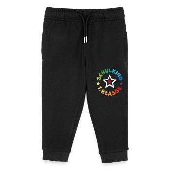 Schulkind 2026 1. Klasse Einschulung Schulanfang - Kinder Organic Jogginghose Mini Mover von Stanley/Stella - Schwarz - Vorne