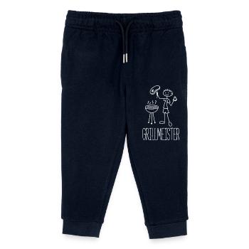 Grillmeister Grilling - Kids Organic Sweatpants by Stanley/Stella - navy - Front