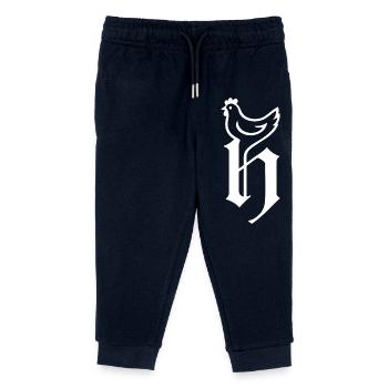 Logo Chicken White - Pantalon de jogging enfant bio Stanley/Stella - marine - Devant