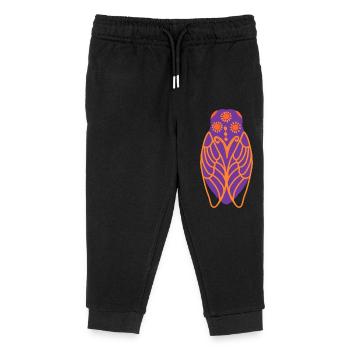Cigale ensoleillée - Pantalon de jogging enfant bio Stanley/Stella - noir - Devant