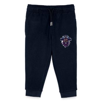 Capitaine Crâne de pirate - Pantalon de jogging enfant bio Stanley/Stella - marine - Devant