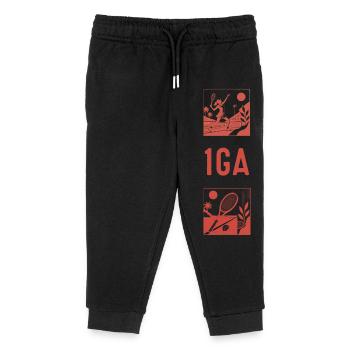 TENNIS WORLD - 1GA 1 AI Generated - Kids Organic Sweatpants by Stanley/Stella - black - Front