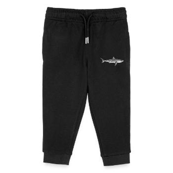 shark - Kids Organic Sweatpants by Stanley/Stella - black - Front
