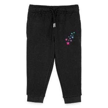 Stern Symbol Sternchen Muster - Kinder Organic Jogginghose Mini Mover von Stanley/Stella - Schwarz - Vorne