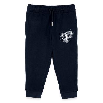 Dauphins vintage mignons et souriants - Pantalon de jogging enfant bio Stanley/Stella - marine - Devant