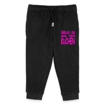 Gâteau - Pantalon de jogging enfant bio Stanley/Stella - noir - Devant