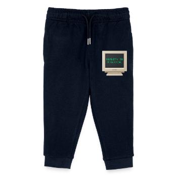 CRT Design - Reality is a glitch - Kids Organic Sweatpants by Stanley/Stella - navy - Front