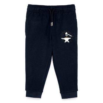 Tracez votre propre chemin - Pantalon de jogging enfant bio Stanley/Stella - marine - Devant