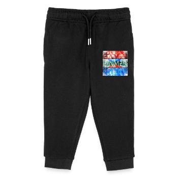 Gamer - Kinder Organic Jogginghose Mini Mover von Stanley/Stella - Schwarz - Vorne