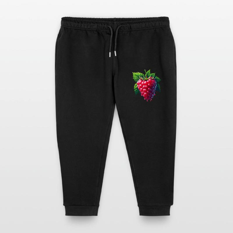 Runny leafy raspberry Kids Organic Sweatpants by Stanley/Stella