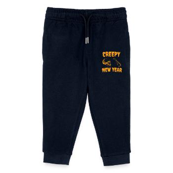 Creepy new year - Kids Organic Sweatpants by Stanley/Stella - navy - Front