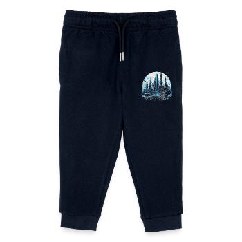 Future city 1054351311 - Kids Organic Sweatpants by Stanley/Stella - navy - Front