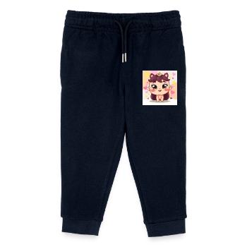 P KALP - Kinder Organic Jogginghose Mini Mover von Stanley/Stella - Navy - Vorne
