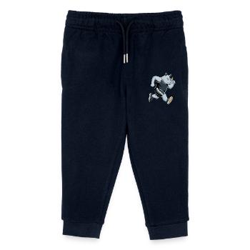 Athlète rhinocéros énergique - Pantalon de jogging enfant bio Stanley/Stella - marine - Devant