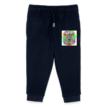 Nurse lieblingsshirt - Kinder Organic Jogginghose Mini Mover von Stanley/Stella - Navy - Vorne