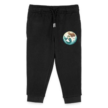 Mystic Mermaid Dream Meerjungfrau Sommer Liebe - Kinder Organic Jogginghose Mini Mover von Stanley/Stella - Schwarz - Vorne