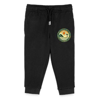 The Vintage Flair Collection - Kinder Organic Jogginghose Mini Mover von Stanley/Stella - Schwarz - Vorne