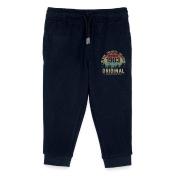 Geschenk zum 42. Jahrestag Original März 1983 - Kinder Organic Jogginghose Mini Mover von Stanley/Stella - Navy - Vorne