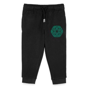 maya pattern - Kinder Organic Jogginghose Mini Mover von Stanley/Stella - Schwarz - Vorne
