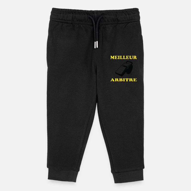 Bester Schiedsrichter - Kinder Organic Jogginghose Mini Mover von Stanley/Stella - Schwarz