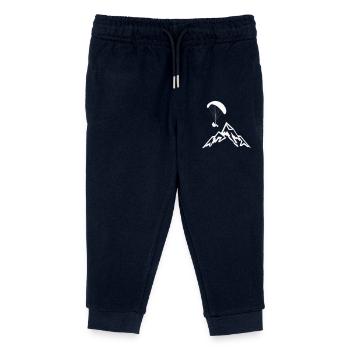 Paragliders Parachutists - Kids Organic Sweatpants by Stanley/Stella - navy - Front