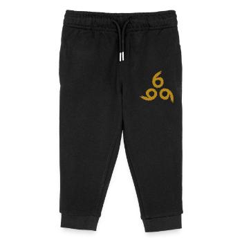 666 Or - Pantalon de jogging enfant bio Stanley/Stella - noir - Devant