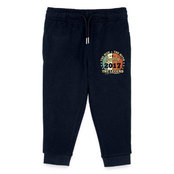 Januar 2017, 6 Jahre alt Geburtstagskinder - Kinder Organic Jogginghose Mini Mover von Stanley/Stella - Navy - Vorne