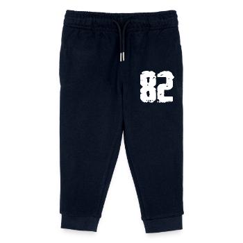 82 Zahl Vintage - Kinder Organic Jogginghose Mini Mover von Stanley/Stella - Navy - Vorne