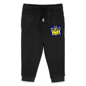 Team Bräutigam - Kinder Organic Jogginghose Mini Mover von Stanley/Stella - Schwarz - Vorne