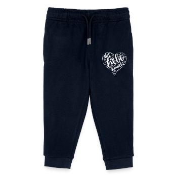 Liebe - Kinder Organic Jogginghose Mini Mover von Stanley/Stella - Navy - Vorne