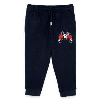 Gorille - Pantalon de jogging enfant bio Stanley/Stella - marine - Devant