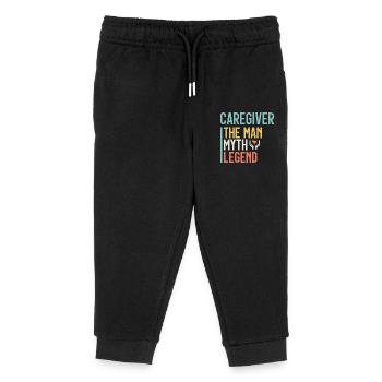 Aidant L’homme Mythe Légende Aidant Aidant - Pantalon de jogging enfant bio Stanley/Stella - noir - Devant