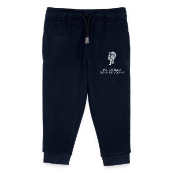 better late than never knowing latin - Kids Organic Sweatpants by Stanley/Stella - navy - Front